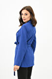 Kadın Kuşaklı Blazer Ceket 9004-1-24