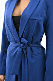 Kadın Kuşaklı Blazer Ceket 9004-1-24