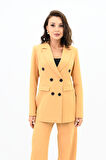 Kadın Palazzo Pantolonlu Ceket Takım 0111-23