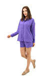 Kadın Uzun Kollu Gömlek Yaka İkili Takım 4096-25