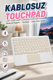 Bluetooth Touchpad Kablosuz Klavye Tablet Uyumlu Dokunmatik Kontrol