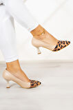 Laura Ten Leopar Topuklu Ayakkabı