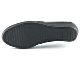 Dafne Lacivert Hakiki Deri Dolgu Topuklu Günlük Ayakkabı