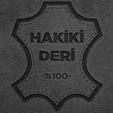 Dafne Kahverengi Hakiki Deri Tokalı Yuvarlak Burun Dolgu Topuklu Günlük Ayakkabı