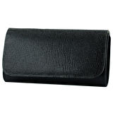 Erkan Saçmacı Siyah Kristal Taşlı Zincir Askılı Manyetik Kapaklı Abiye El Çantası