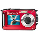 AgfaPhoto Realishot WP8000 Su Altı Fotoğraf Makinesi-Kırmızı