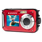 AgfaPhoto Realishot WP8000 Su Altı Fotoğraf Makinesi-Kırmızı