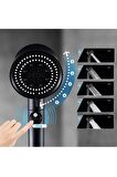 Sardıcı Turbo Fan Pervaneli 5 Fonksiyonlu Su Tasarruflu Duş Başlığı