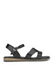 Ziya, Kadın Hakiki Deri Sandalet 1311010 436 Siyah
