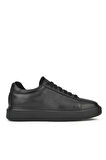 Ziya, Erkek Hakiki Deri Sneaker 1331026Z105 Siyah