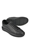 Ziya, Erkek Hakiki Deri Sneaker 1331026Z105 Siyah