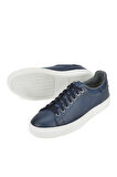 Ziya, Erkek Hakiki Deri Sneaker 1411026Z010 Mavi
