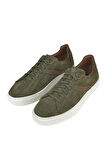 Ziya, Erkek Hakiki Deri Sneaker 1411026Z375 Yeşil