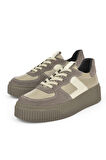 Ziya, Kadın Hakiki Deri Sneaker 143359Z465 Vizon