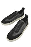 Ziya, Erkek Hakiki Deri Sneaker 1431026Z219 Siyah