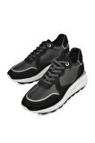 Ziya, Kadın Hakiki Deri Sneaker 1431000Z5831 Siyah