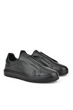 Ziya, Erkek Hakiki Deri Sneaker 143983Z060 Siyah