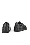 Ziya, Erkek Hakiki Deri Sneaker 143983Z060 Siyah