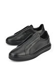 Ziya, Erkek Hakiki Deri Sneaker 143983Z060 Siyah