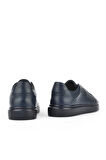 Ziya, Erkek Hakiki Deri Sneaker 143983Z060 Lacivert