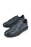 Ziya, Erkek Hakiki Deri Sneaker 143983Z060 Lacivert
