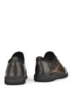 Ziya, Erkek Hakiki Deri Sneaker 143423Z69 Kahve