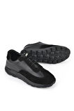 Ziya, Kadın Hakiki Deri Sneaker 143992ZN2003 Siyah