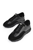 Ziya, Kadın Hakiki Deri Sneaker 143992ZN2003 Siyah