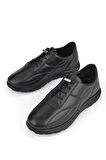 Ziya, Kadın Hakiki Deri Sneaker 143992ZN2004 Siyah
