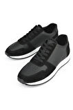 Ziya, Erkek Hakiki Deri Sneaker 143423Z93 Siyah