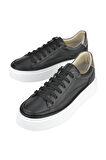 Ziya, Kadın Hakiki Deri Sneaker 1511035Z6200 Siyah