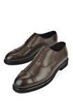 Ziya, Erkek Hakiki Deri Klasik Ayakkabı 15148Z134 Kahve