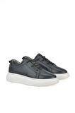Ziya, Erkek Hakiki Deri Sneaker 151987Z133 Lacivert
