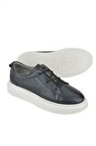 Ziya, Erkek Hakiki Deri Sneaker 151987Z133 Lacivert