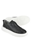 Ziya, Erkek Hakiki Deri Sneaker 151987Z026 Siyah