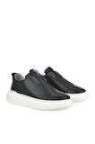 Ziya, Erkek Hakiki Deri Sneaker 151987Z026 Siyah