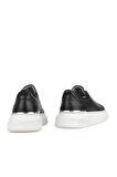 Ziya, Erkek Hakiki Deri Sneaker 151987Z026 Siyah