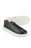 Ziya, Erkek Hakiki Deri Sneaker 151987Z024 Siyah