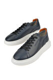 Ziya, Erkek Hakiki Deri Sneaker 151987Z024 Lacivert