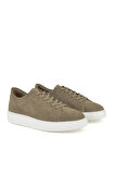 Ziya, Erkek Hakiki Deri Sneaker 1511026Z8952 Kum