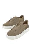 Ziya, Erkek Hakiki Deri Sneaker 1511026Z8952 Kum