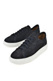 Ziya, Erkek Hakiki Deri Sneaker 1511026Z8952 Lacivert