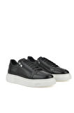 Ziya, Erkek Hakiki Deri Sneaker 1511026Z550 Siyah
