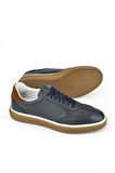 Ziya, Erkek Hakiki Deri Sneaker 151983Z1403 Lacivert