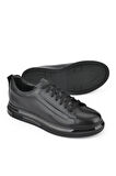 Ziya, Erkek Hakiki Deri Sneaker 151983Z875 Siyah