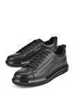 Ziya, Erkek Hakiki Deri Sneaker 151983Z875 Siyah