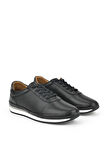 Ziya, Erkek Hakiki Deri Sneaker 1511002Z063 Siyah