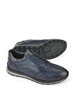 Ziya, Erkek Hakiki Deri Sneaker 1511002Z415 Lacivert