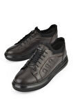 Ziya, Erkek Hakiki Deri Sneaker 143423Z72 Kahve