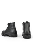 Ziya, Erkek Hakiki Deri Kürklü Bot 153999Z045 Siyah